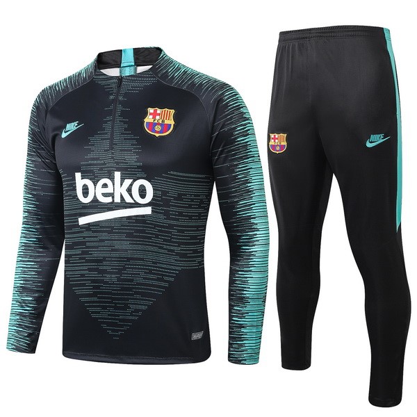 Trainingsanzug Barcelona 2019-20 Schwarz Grün Weiß